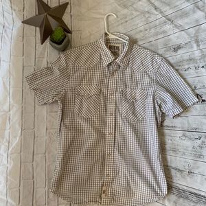 Ruehl 925 snap front short sleeve shirt